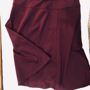 Maroon Skirt